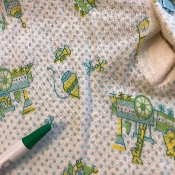 Vintage Carters Nightgown Nightdress Short Sleeve Top Layette Set Baby Newborn - Picture 11 of 11